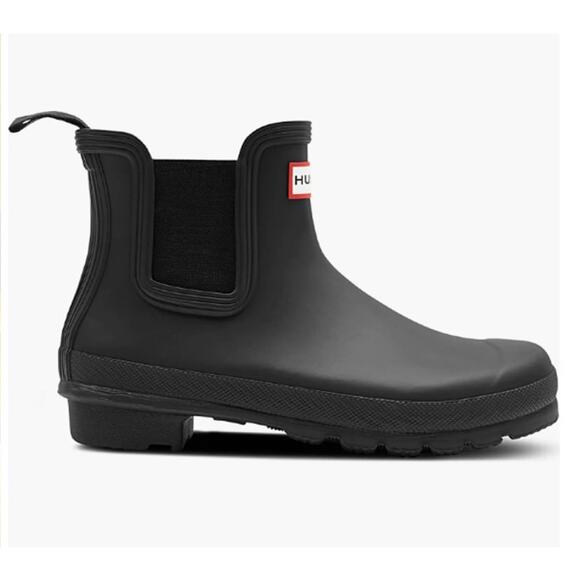 Hunter Women's Original Insulated Chelsea Rain Boots Black Size 8 NIB Waterproof - Picture 13 of 14